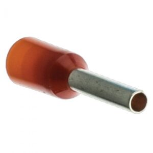 SWA RED BOOTLACE FERRULES TO FIT 1MM CABLE (100)