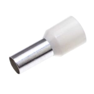 SWA IVORY BOOTLACE FERRULES TO FIT 16MM2 CABLE (100)