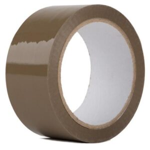 PACKING TAPE 50MTR X 48MM BUFF/BROWN (6)