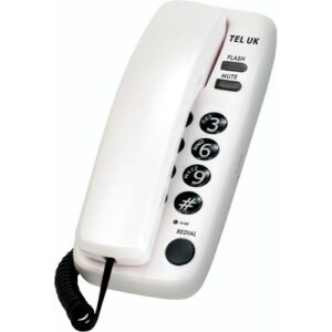 SORENTO 2-PIECE WHITE DESK/WALL PHONE (was 18035W)