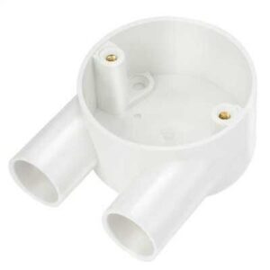 20MM 2-WAY WHITE U-BOX