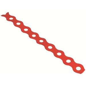 UNICRIMP 10MTRS X 12MM RED ALLROUND BAND