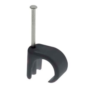 UNICRIMP 14-20MM ROUND CLIPS BLACK (50)