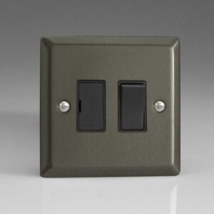 VARILIGHT CLASSIC SWITCH FUSE SPUR GRAPHITE