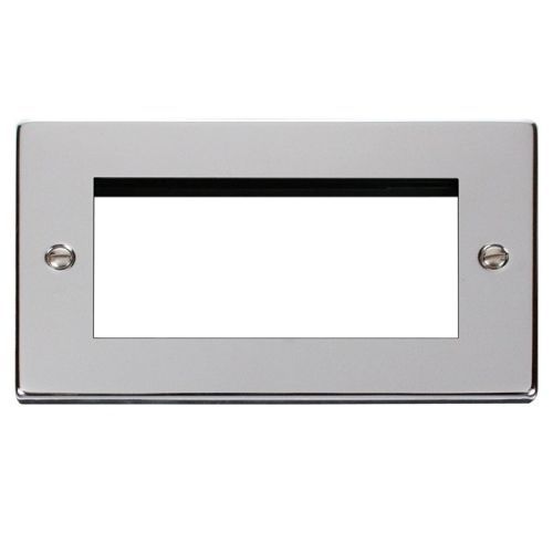 CLICK NEW MEDIA VPCH 2-GANG 4-MODULE PLATE FOR DATA MODULES