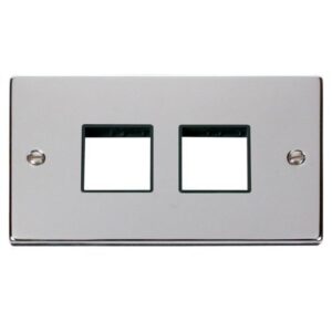 CLICK MINIGRID 6-GANG PLATES 2G PLATE(2 + 2)SW APER