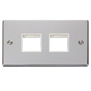 CLICK MINIGRID 6-GANG PLATES 2G PLATE(2 + 2)SW APER