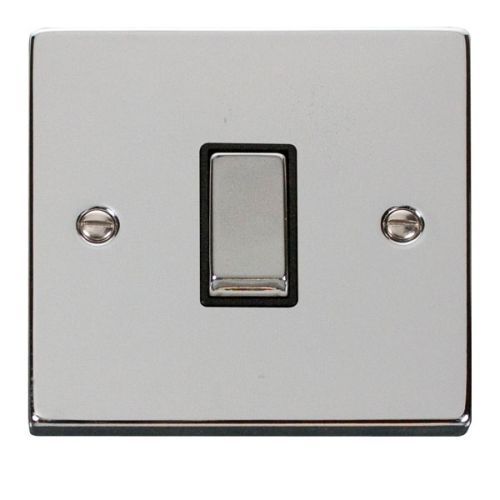 CLICK DECO VICTORIAN POLISHED CHROME VPCHROME INGOT 10A 1-GANG 2 WAY SWITCH