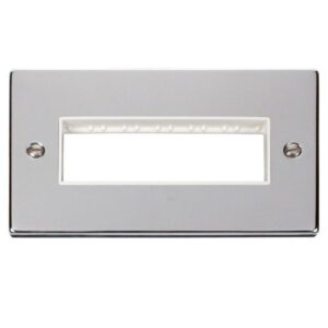 CLICK MINIGRID 6-GANG PLATES 2G PLATE 6 INLINE SW APERTURE