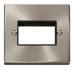 CLICK MINIGRID 1G PLATE TRIPLE SWITCH APERTURE