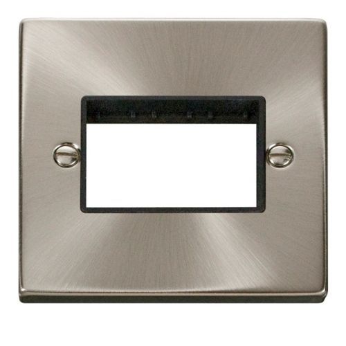 CLICK MINIGRID 1G PLATE TRIPLE SWITCH APERTURE