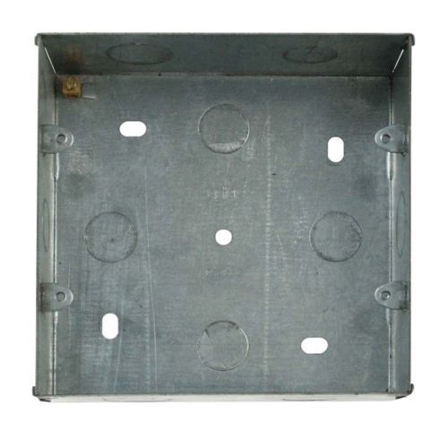 CLICK 6/8 MINIGRID SWITCH MODULE 2-TIER 47MM GALV FLUSH BACK BOX