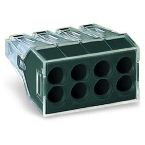 WAGO 8-PORT 24A(2.5MM)PUSH CONNECTOR(50)