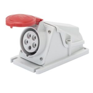 GEWISS GW62493H 32A 415V 3P+N+E SURFACE SOCKET