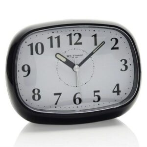 WIDDOP ALAM OVAL WITH LIGHT & SNOOZE BLACK