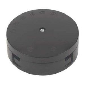 30A 3-TERMINAL HEAVY DUTY BLACK JUNCTION BOX