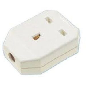 1G 13A WHITE NYLON TRAILING SOCKET