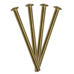 3.5 X 35MM BRASS EXT. SCREWS 4PK