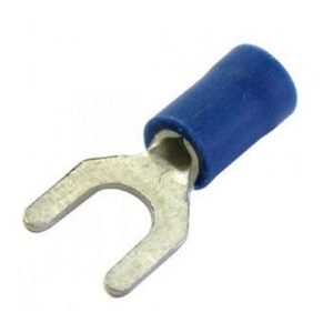 BLUE 4.3MM FORK TERMINALS 1.5-2.5MM (10PK)