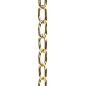 1MTR POLISHED BRASS CHAIN