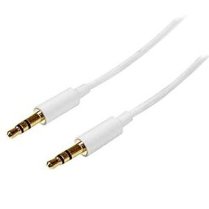 3.5MM STEREO JACK LEAD 1M WHITE