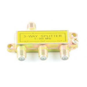 3 WAY SATELLITE AERIAL SPLITTER
