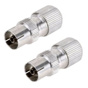 FEMALE CO-AX PLUG 2PK