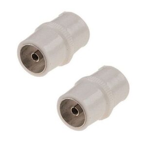 MALE CO-AX COUPLER 2PK