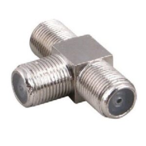 2 WAY TEE F PLUG SPLITTER