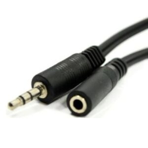 3.5MM ST.JACK PLUG-SOCKET LEAD 5M