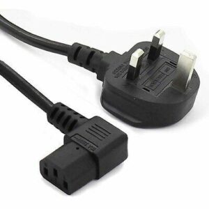 IEC R/ANGLE MAINS LEAD 5M