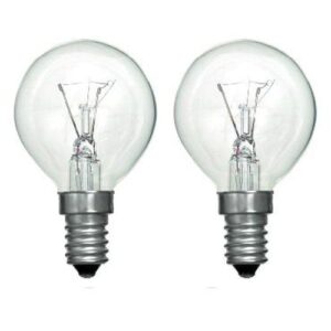 40W SES 240V 300deg OVEN/APPLIANCE GOLFBALL 2PK