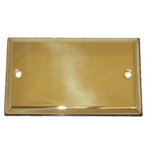 PLAIN BRASS 2G BLANKING PLATE