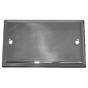 POLISHED CHROME 2G BLANKING PLATE