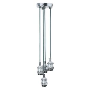 QUAD ES PENDANT CORD SET POLISHED CHROME