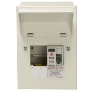 WYLEX 2-WAY 63AMP 30MA METAL BOARD