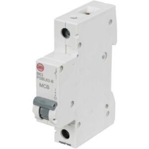 WYLEX 63A B-TYPE SINGLE POLE MCB
