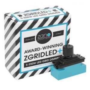 ZANO 5-250W FLICKER FREE LED GRID DIMMER+9 X ADAPTORS